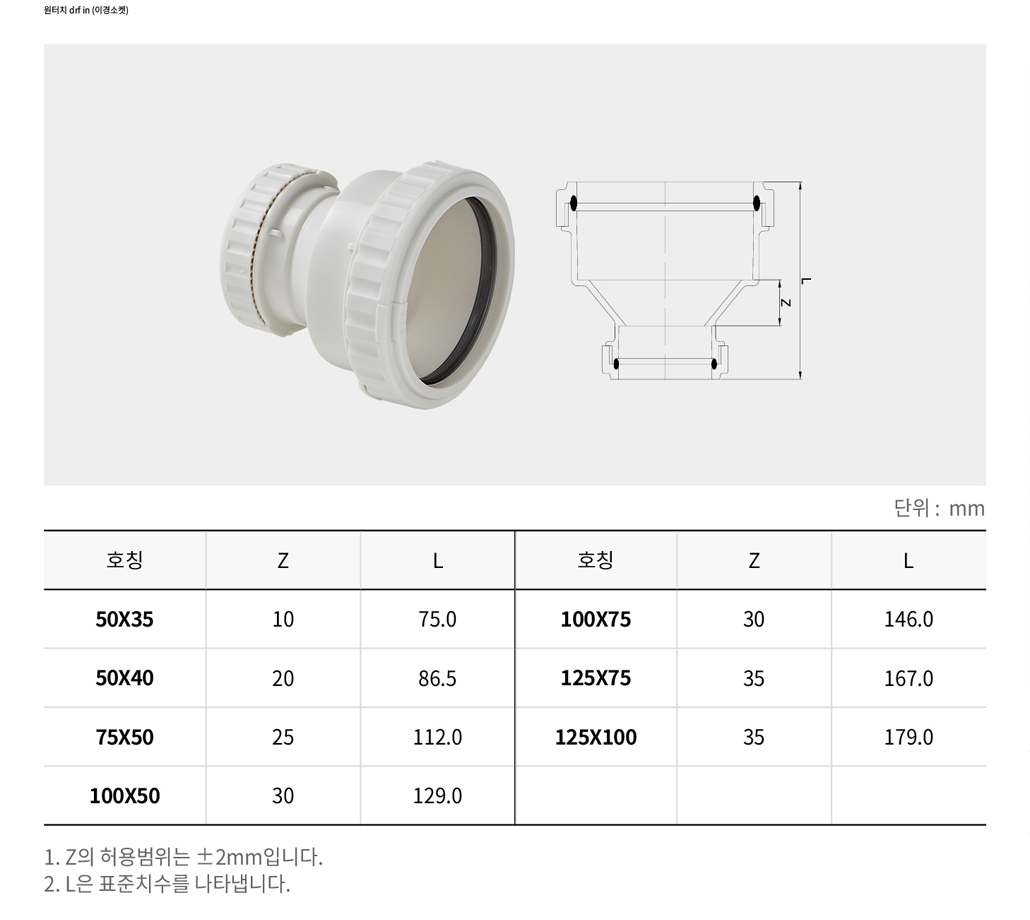 원터치 DRF IN (이경소켓)